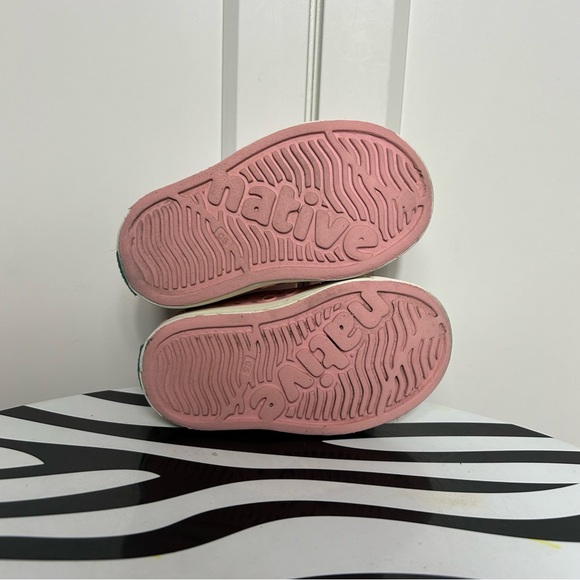 Native Jefferson Kids Pink Slip-On Shoes - Picture 6 of 6